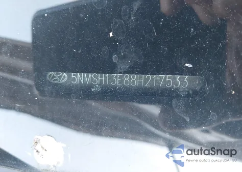 2008 Hyundai Santa Fe Limited/Se z USA, uszkodzony, nr VIN 5NMSH13E88H217533